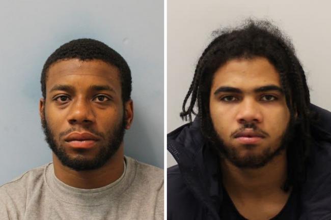 Mickell Barnett and Asharn Williams have been jailed after a shooting in Enfield. Picture: Met Police.
