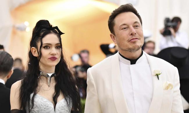 Grimes and Elon Musk in 2018. Photograph: Charles Sykes/Invision