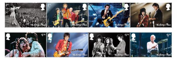 This Is Local London: The Rolling Stones are only the fourth music group to feature in a dedicated stamp issue. (Royal Mail)