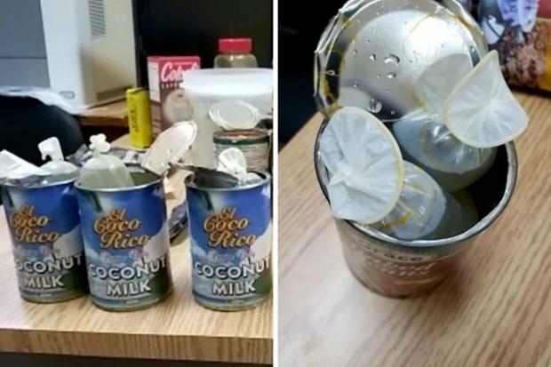 This Is Local London: Drugs were hidden in tins of coconut milk and beans (Met Police)