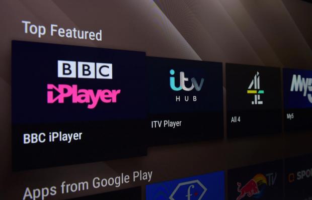 This Is Local London: BBC iPlayer, ITV Hub, All 4, My 5 streaming apps on Smart TV. Credit: PA