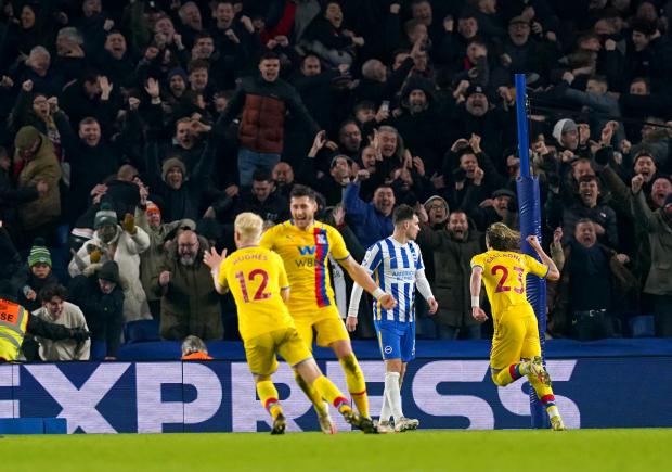 This Is Local London: Conor Gallagher had given Crystal Palace the lead against Brighton