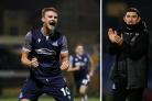 Pleased - Southend United boss Kevin Maher (right) praised match-winner Sam Dalby