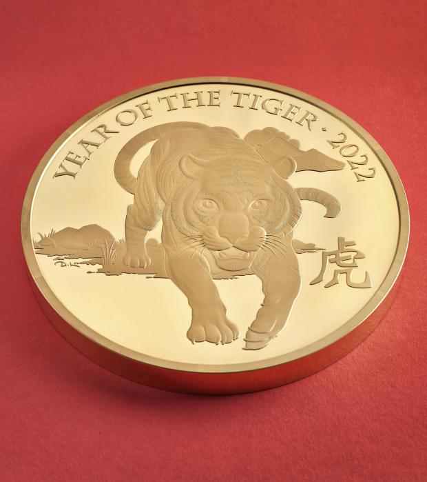 This Is Local London: This gold coin weighs 8kg (Royal Mint/PA)