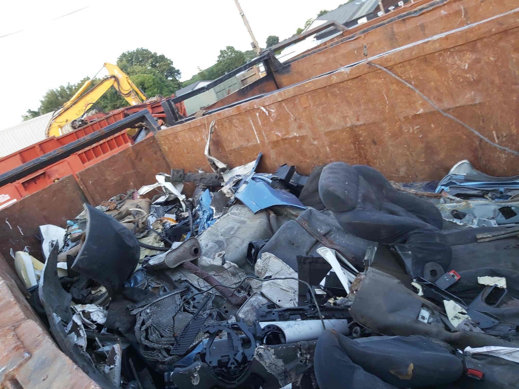 Bendells van was found at a scrapyard Credit: Essex Police