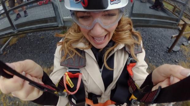 This Is Local London: Karren Brady on the Zip World tour (BBC/Naked) 