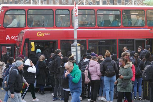This Is Local London: Typically buses are busy. (PA)