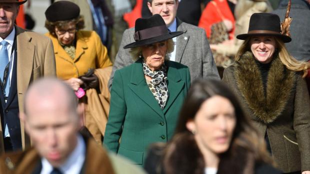 This Is Local London: The Duchess of Cornwall joined racegoers on Ladies Day at the Cheltenham Festival. (PA)