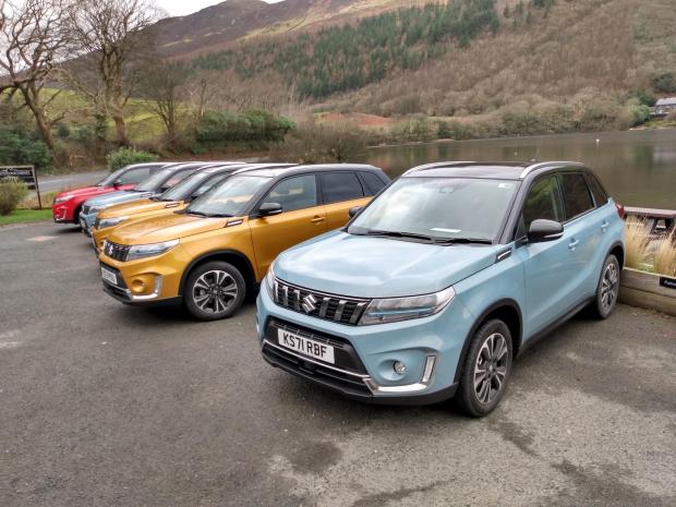 This Is Local London: The full hybrid Suzuki Vitara on test in Cheshire and Wales during the launch event 