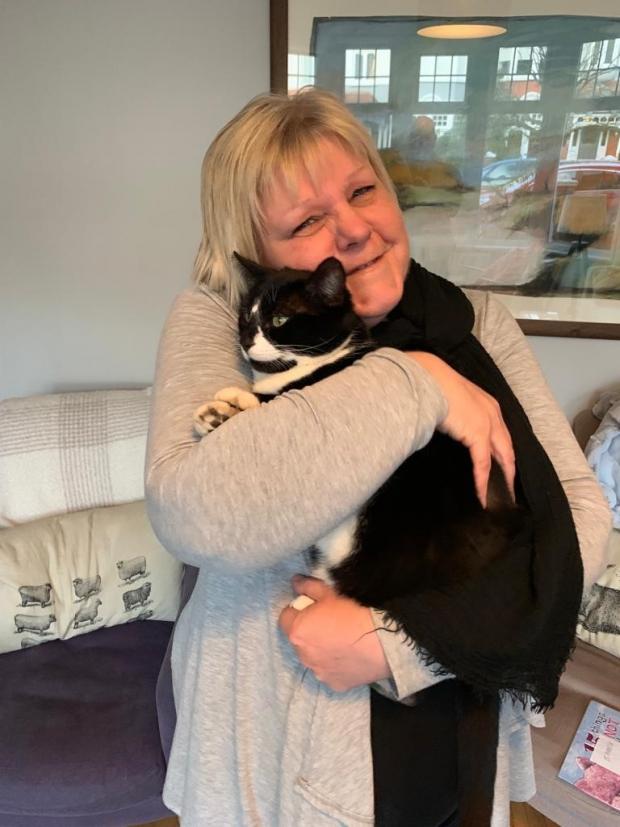 This Is Local London: Linda Fishman gives Charlie a hug
