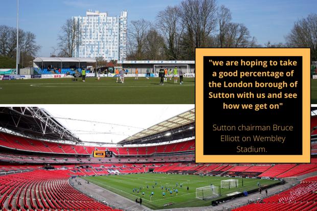 This Is Local London: Sutton United chairman Bruce Elliott discusses the trip to Wembley Stadium