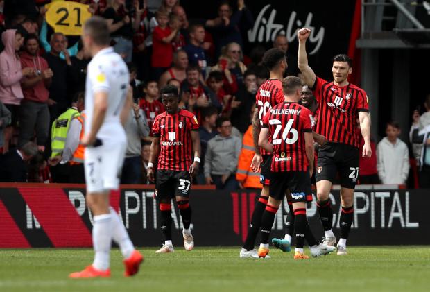 This Is Local London: AFC Bournemouth won the game against Millwall after Kieffer Moore scored the only goal of the game