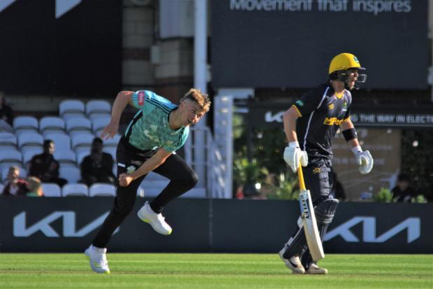 Sam Curran in action in this year's Blast Picture: Mark Sandom