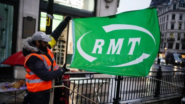 This Is Local London: The RMT's strike this week has caused chaos for train services (PA)
