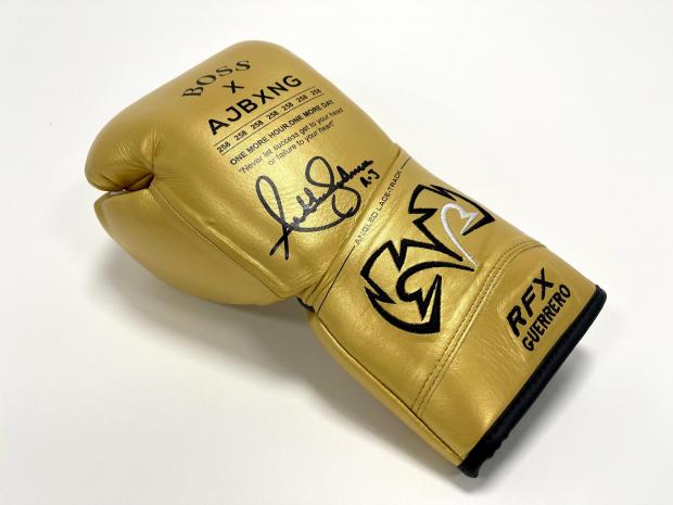 This Is Local London: Anthony Joshua’s signed gold glove