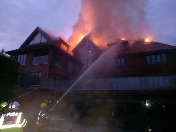 This Is Local London: Chelsfield Hill in Orpington (Photo Credit: London Fire Brigade)