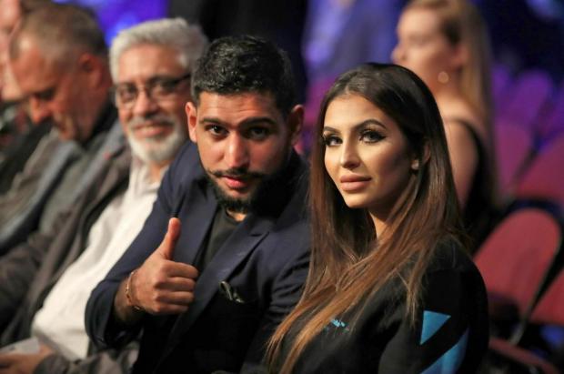 This Is Local London: Amir Khan and his wife Faryal. Credit: PA