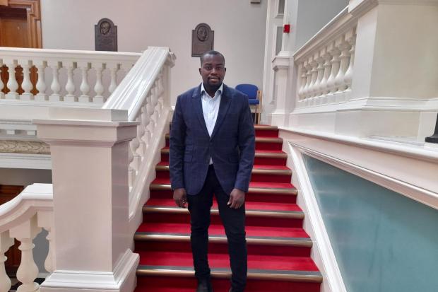 Greenwich's new Council Leader Anthony Okereke said he had big plans for the borough, particularly on transport and investment (photo: Kiro Evans)
