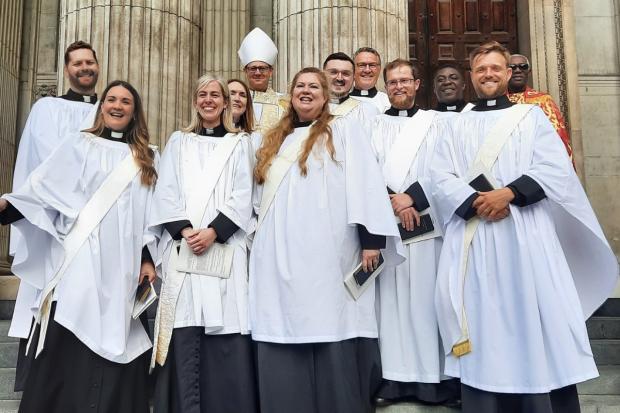 The Bishop of Edmonton and the new Edmonton Ordinands