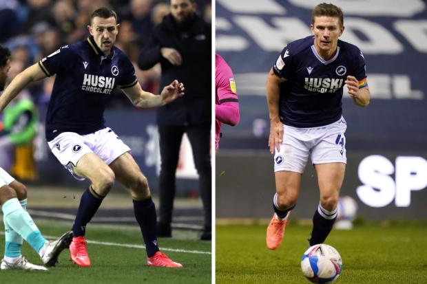 This Is Local London: Murray Wallace (left) and Shaun Hutchinson (right) have been praised by former Millwall attacker Jed Wallace as some of the best in the Championship