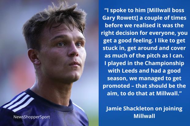This Is Local London: Jamie Shackleton is targeting promotion with Millwall