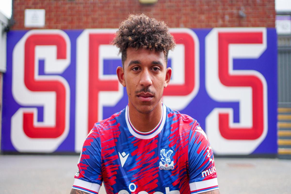 Chris Richards has joined Crystal Palace from Bayern Munich, credit CPFC