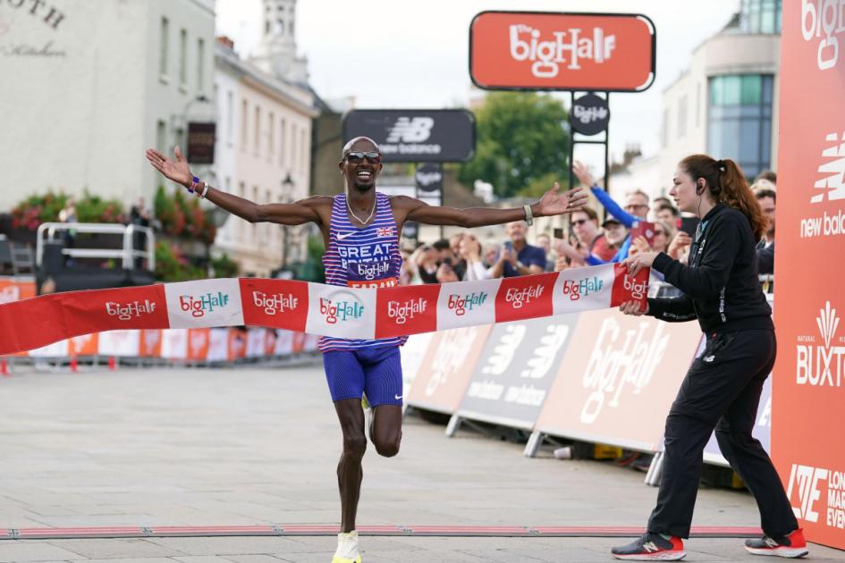 Sir Mo Farah warms up for London Marathon with his third victory in the Big Half