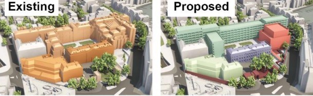 These images show what the Chinese Embassy UK want to knock down and rebuild Credit: Tower Hamlets Council 