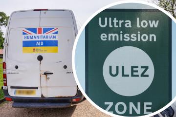 Scrapped ULEZ vehicles from London arrive in Ukraine