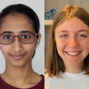 Winning students from 2020/21 scheme - Nandinee Thatte and Selin Akdemir