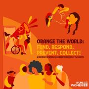 Orange, the official colour of the International Day for the Elimination of Violence against Women. (unwomen.org)