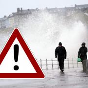 The Met Office has issued the highest level of alert for Storm Eunice, warning of 'danger to life' (PA)