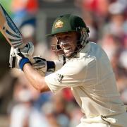 Holding firm: Michael Hussey