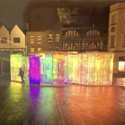 Light installation Kingston Upon Thames