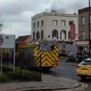 Workers escape from fire that destroyed ground floor of derelict pub in Croydon