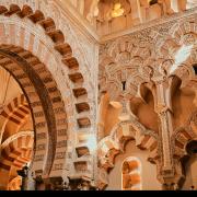 Islamic architecture in the Catedral-mezquita de Cordóba in Spain