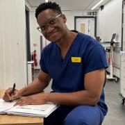 Howard Katyamba is one of four midwives at Basildon Hospital