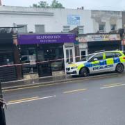 Police cordon in South Norwood