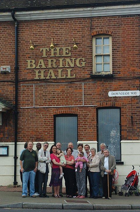 Campaigners at the Baring Hall Hotel