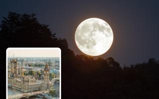 The Snow Moon will appear over London. (Canva)