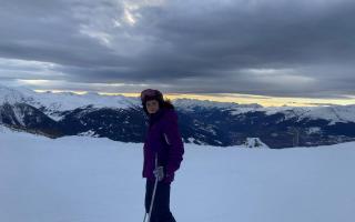 Skiing in February half term in Les Arcs, France