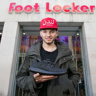 Yeezy does it: Queuing in Oxford Street for days pays off as 'sneakerheads'  snap up Kanye West Adidas trainers | This Is Local London
